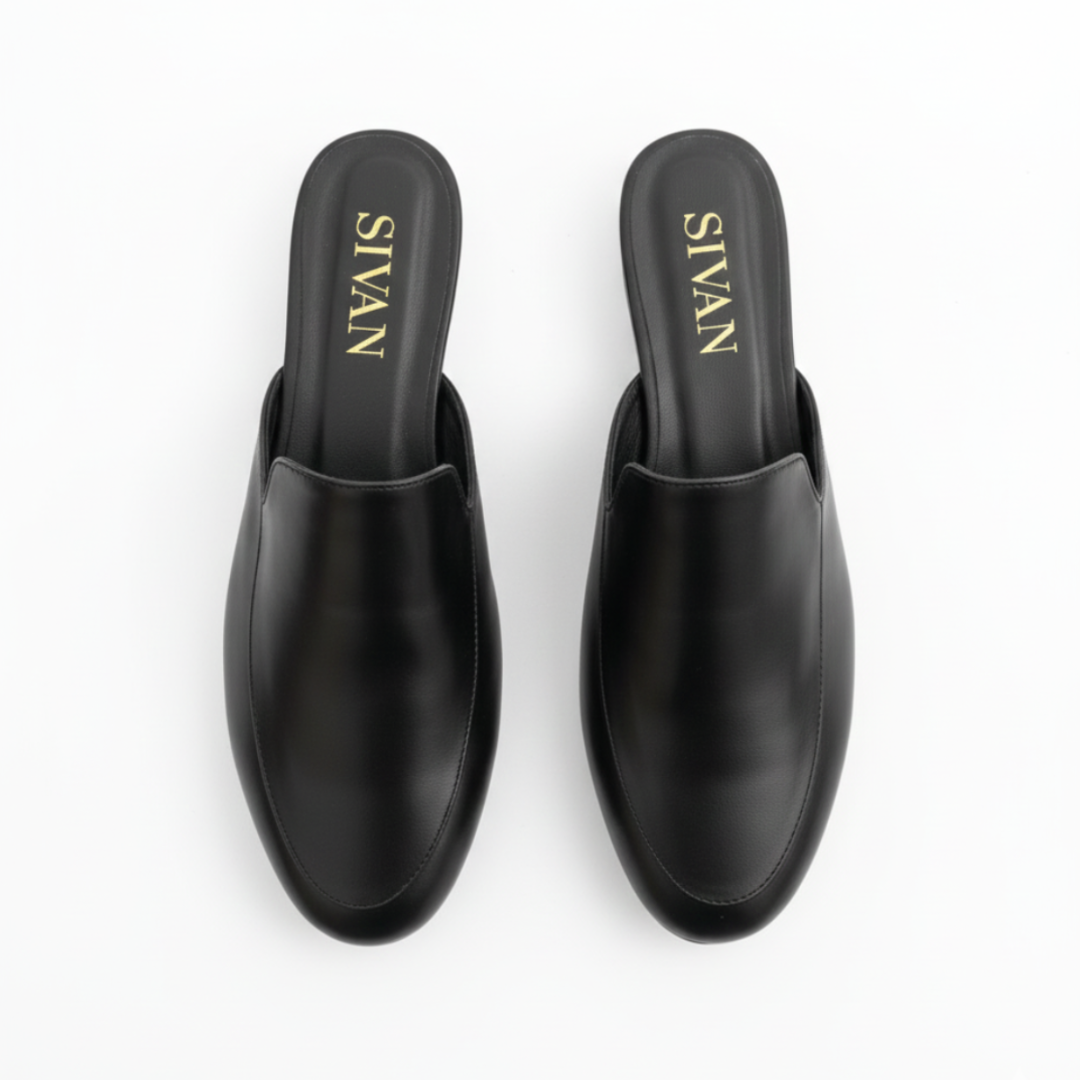 Black Leather Shoes for Women - Large Sizes 10.5–14 | Amara by Sivan