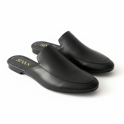 Black Leather Shoes for Women - Large Sizes 10.5–14 | Amara by Sivan