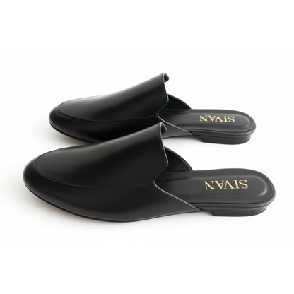 Black Leather Shoes for Women - Large Sizes 10.5–14 | Amara by Sivan