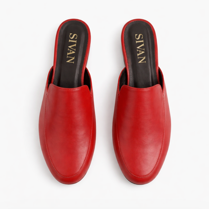 Cherry Leather Shoes for Women - Large Sizes 10.5–14 | Amara by Sivan