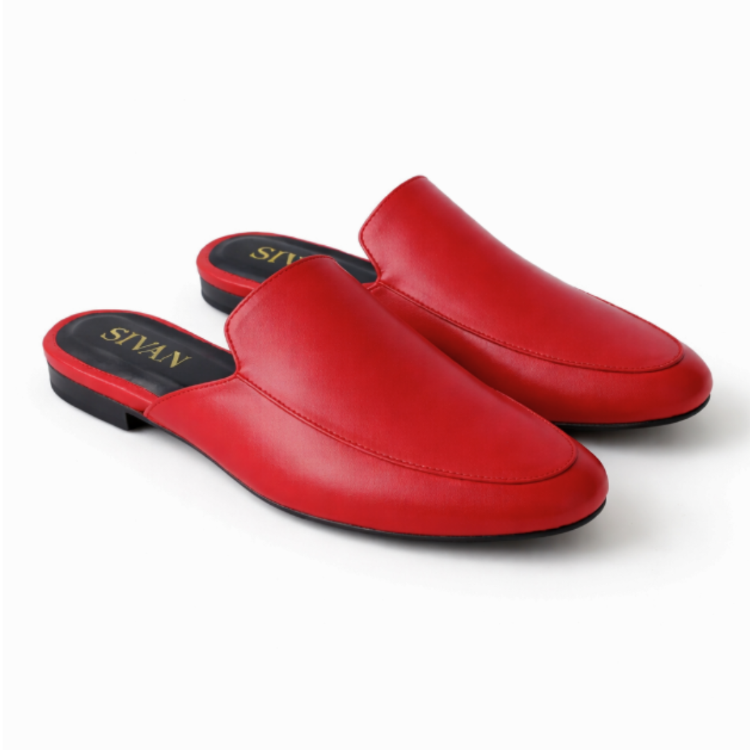 Cherry Leather Shoes for Women - Large Sizes 10.5–14 | Amara by Sivan