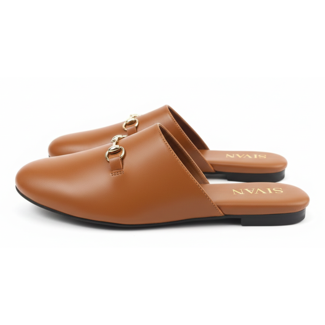 Brown Leather Shoes for Women - Large Sizes 10.5–14 | Mila by Sivan