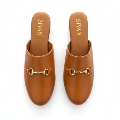 Brown Leather Shoes for Women - Large Sizes 10.5–14 | Mila by Sivan