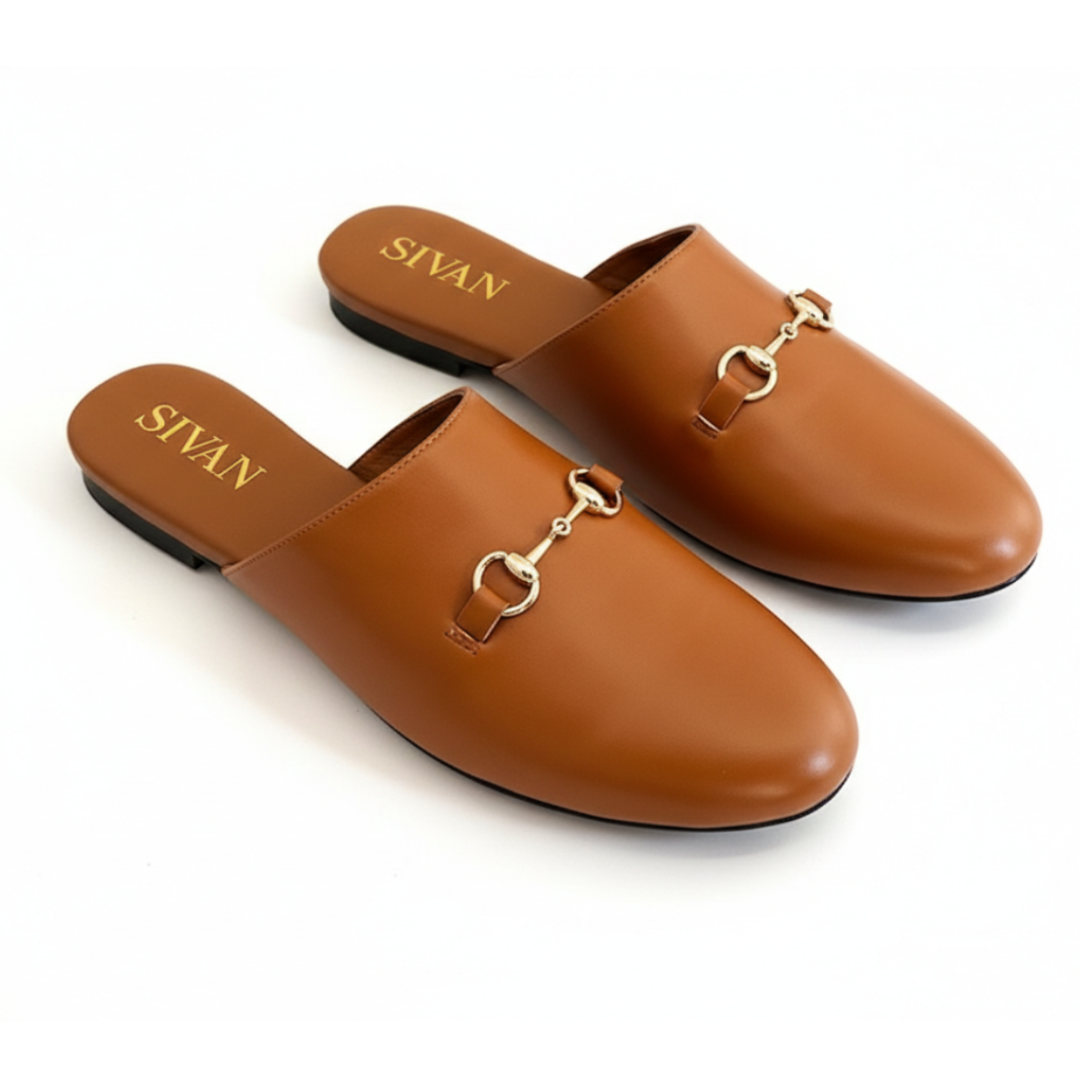 Brown Leather Shoes for Women - Large Sizes 10.5–14 | Mila by Sivan