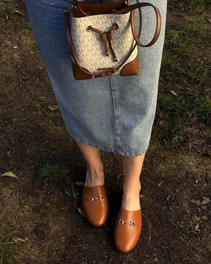 Brown Leather Shoes for Women - Large Sizes 10.5–14 | Mila by Sivan